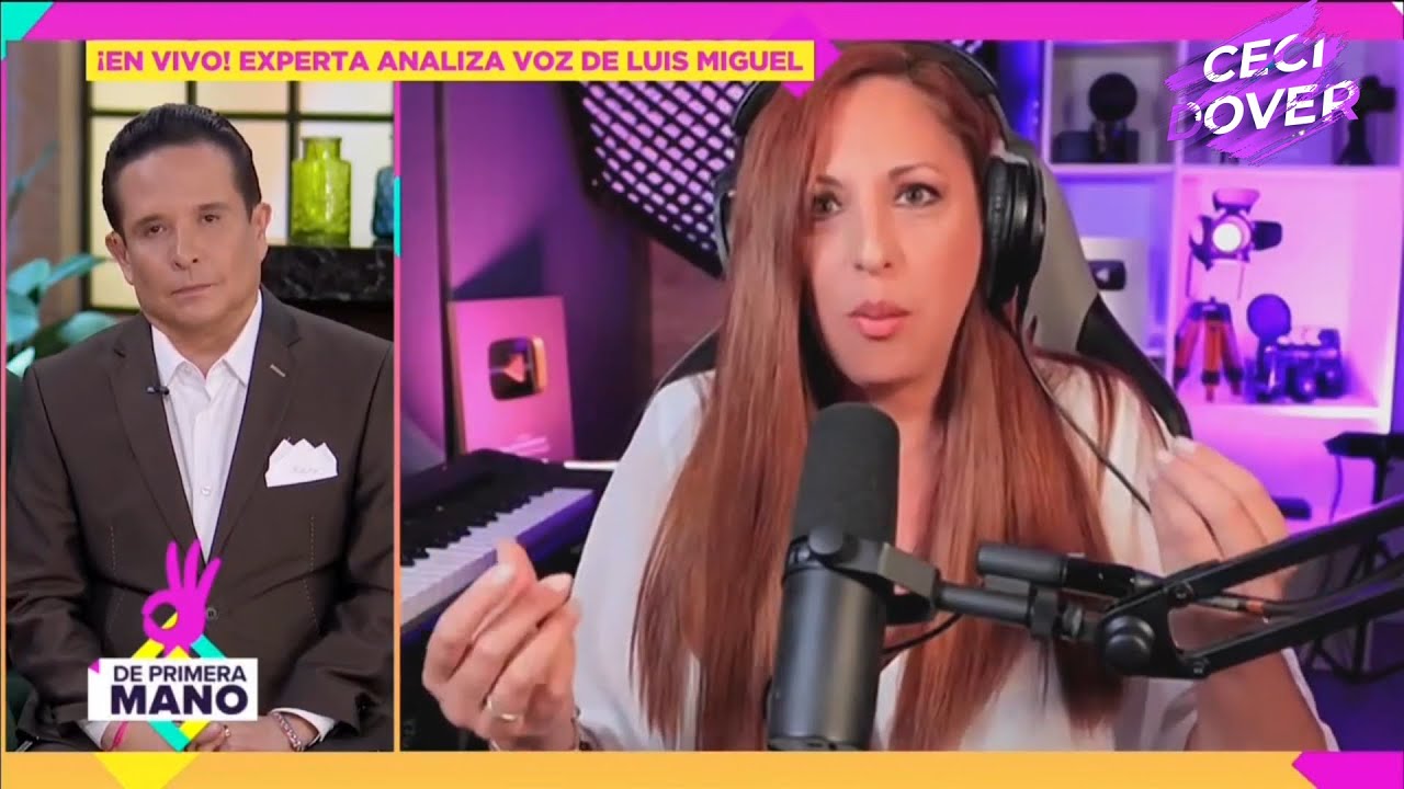 Luis Miguel hizo playback? Es realmente él?  CECI Dover LA ENTREVISTA  en DE PRIMERA MANO