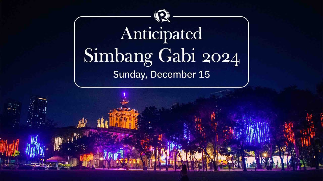 Anticipated Simbang Gabi Day 1 | Sunday, December 15