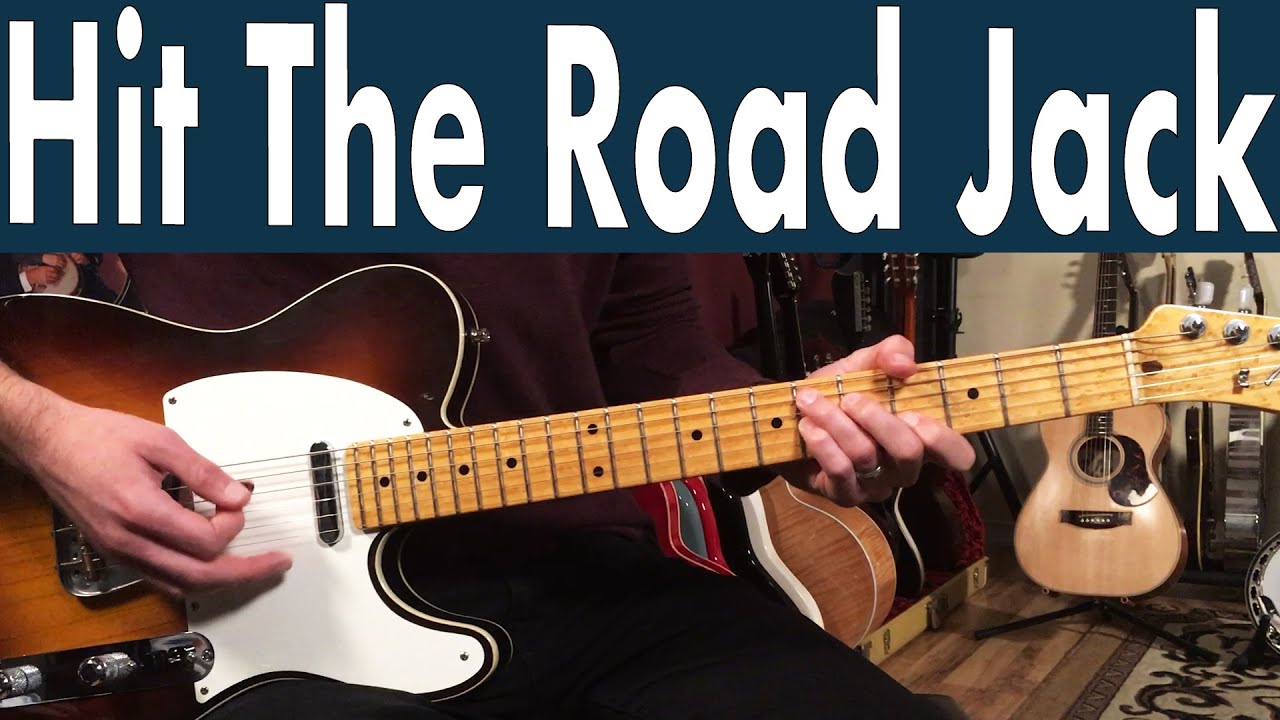 Как играть Hit The Road Jack | Урок игры на гитаре от Рэя Чарльза + руководство