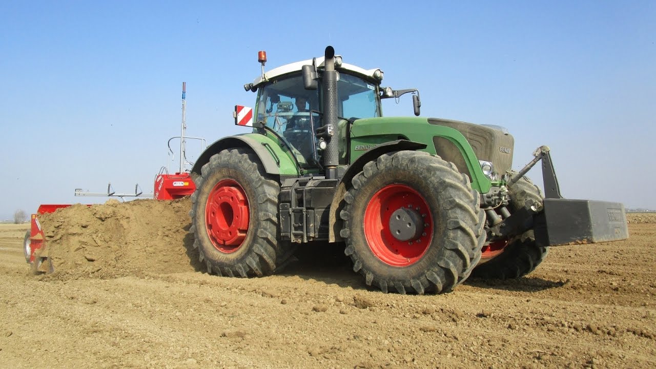 Fendt 936 & Rossetto LGL Super - Livellatura laser 2017