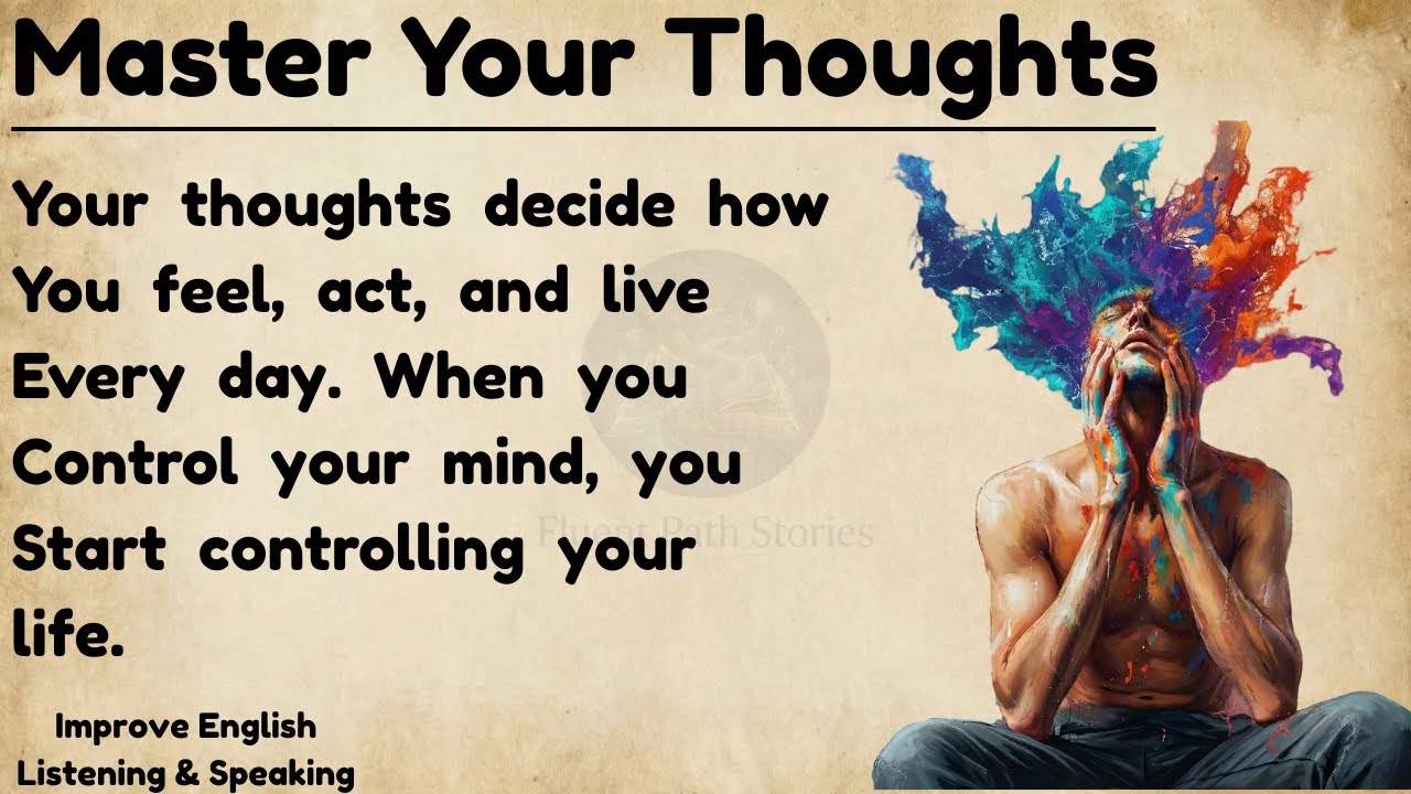 Master Your Mindset – Episode 1 || Master Your Thoughts || English Listening & Speaking Practice ✅