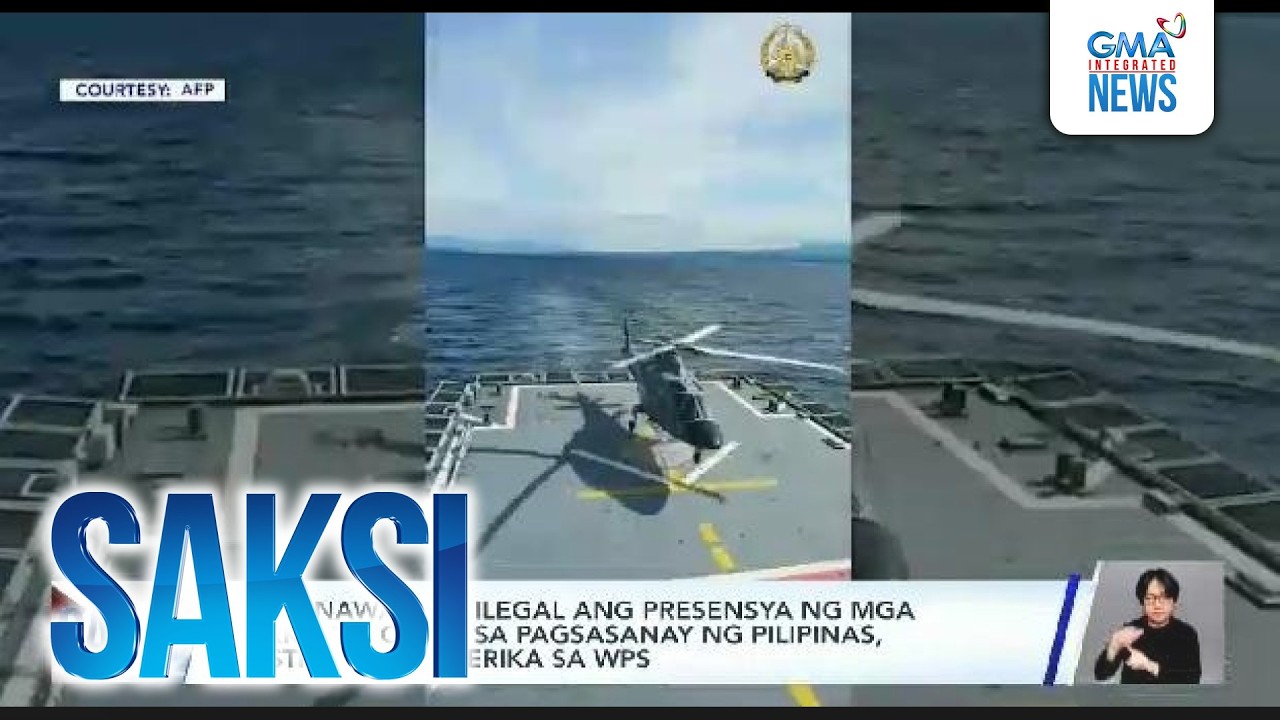 AFP, tinawag na ilegal ang presensya ng mga barko ng China sa pagsasanay ng Pilipinas... | Saksi