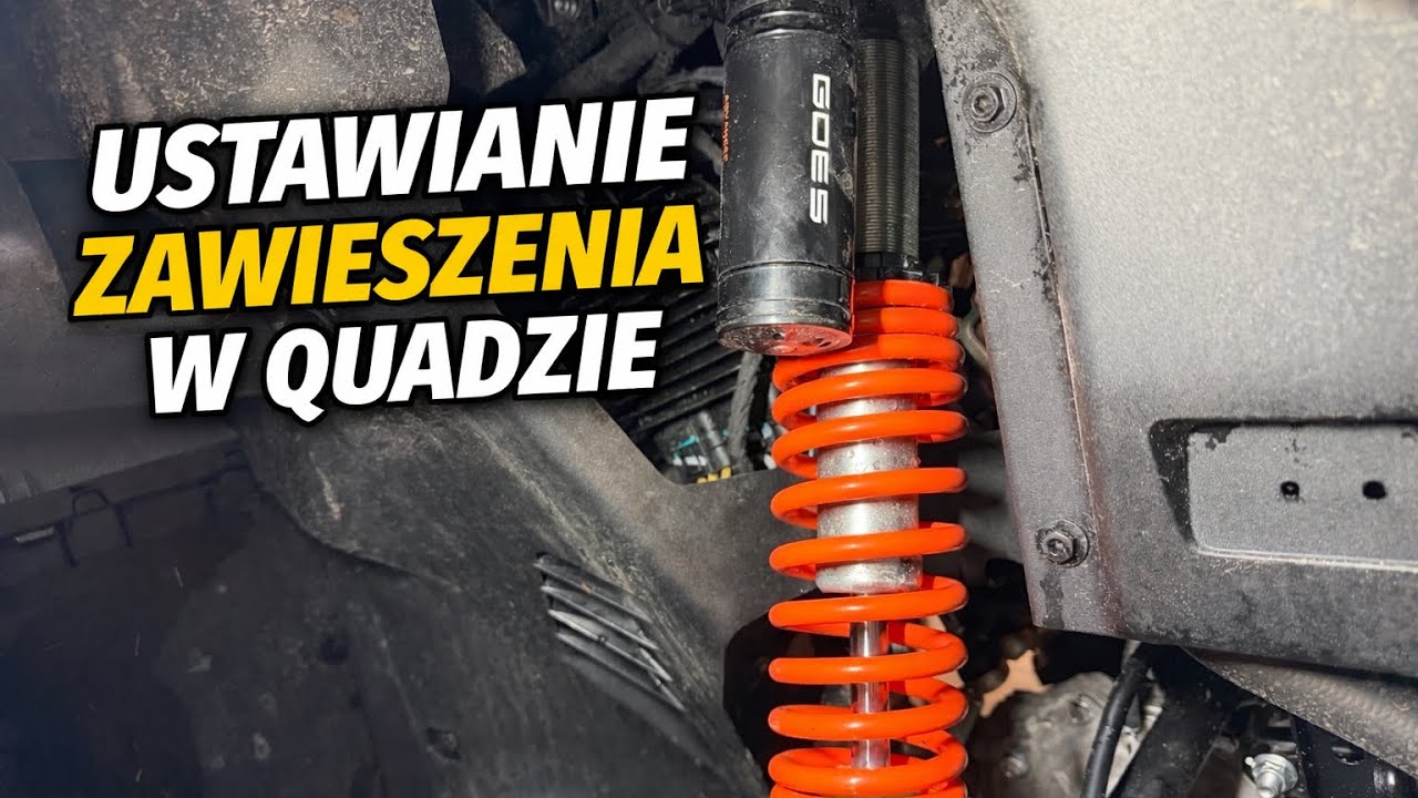 Amatorskie Ustawianie zawieszenia gazowego w quadzie. SAG,dobicie,odbicie. CFmoto Goes #quads #atv 
