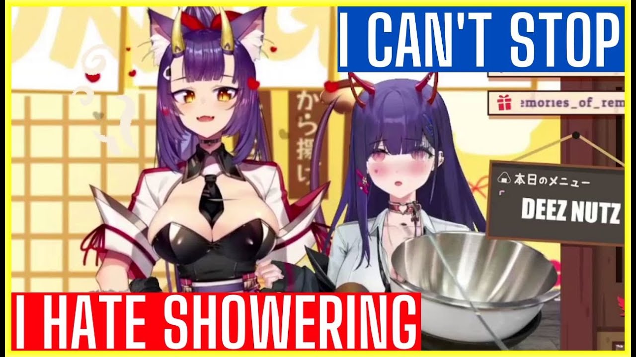 Numi and Onigiri had very Different Opinions on taking Showers