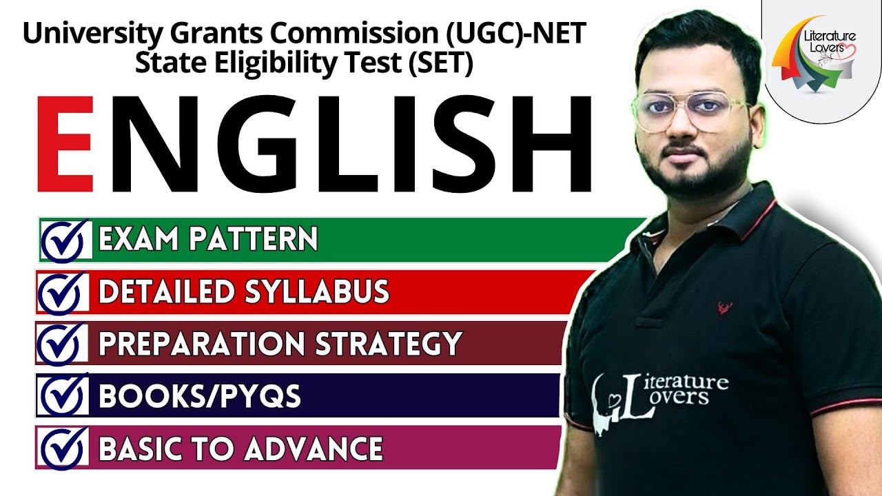 UGC NET JRF SET ENGLISH LITERATURE 2025 Preparation Strategy | Syllabus | Books | Exam Pattern