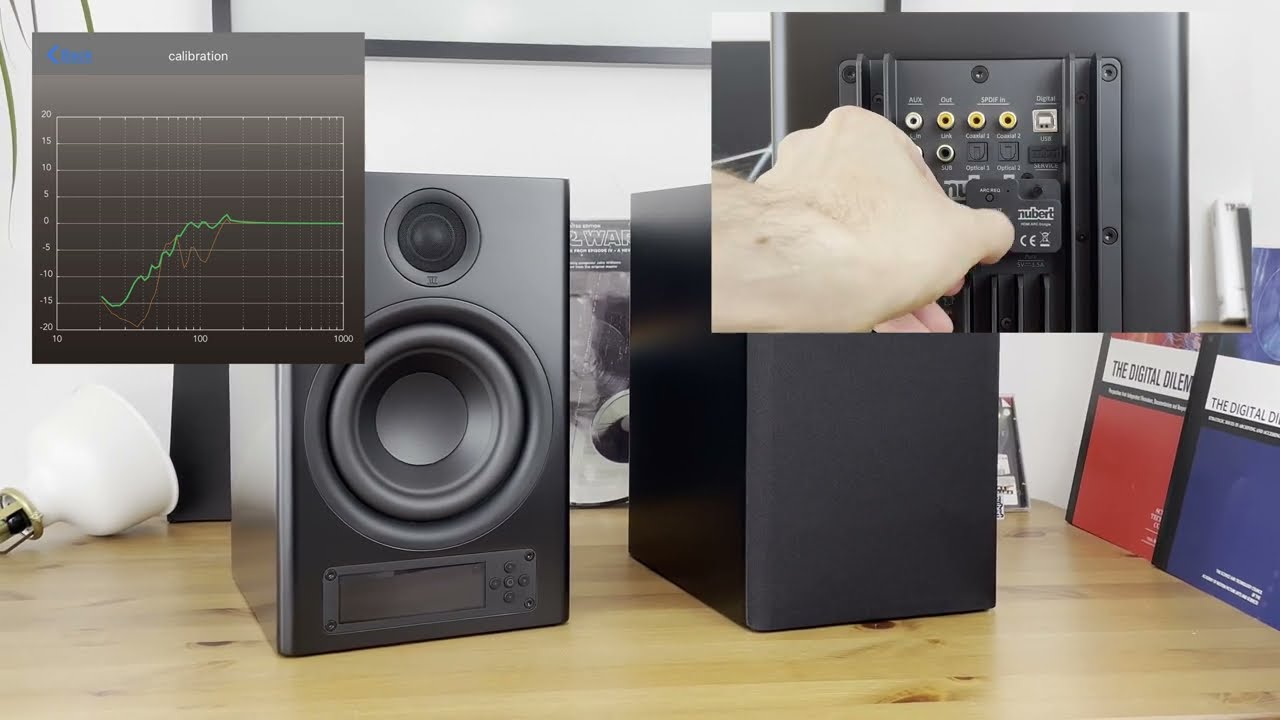 Nubert nuPro X-4000 RC - Vollaktive Kompaktlautsprecher mit X-Room Calibration für jede Situation