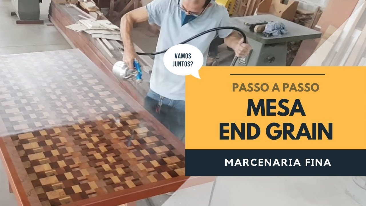 Mesa End Grain - Passo a passo completo