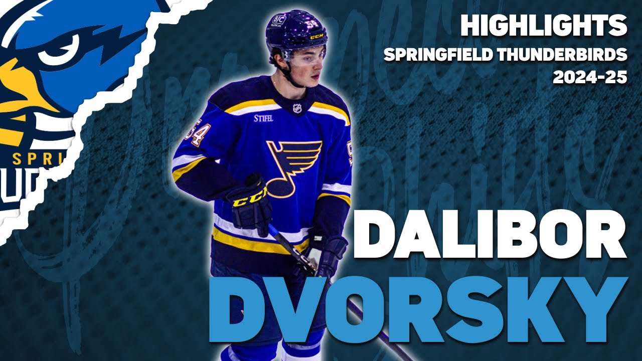 Dalibor Dvorský | 2024-25 Highlights | Springfield Thunderbirds