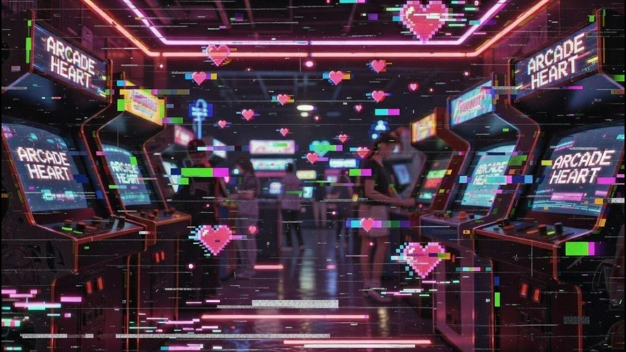 Arcade Heart 🎮💔 – Luné (Official Lyrics Video)