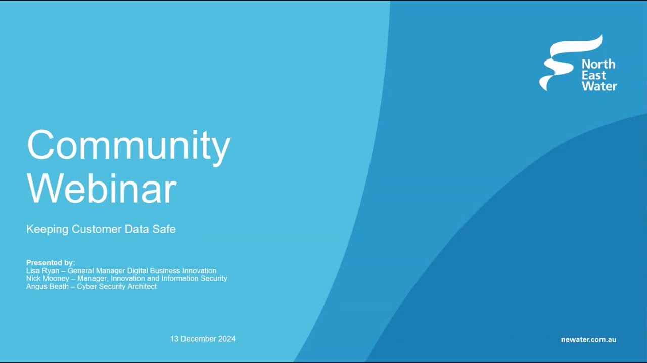 Webinar &ndash; Keeping customer data safe