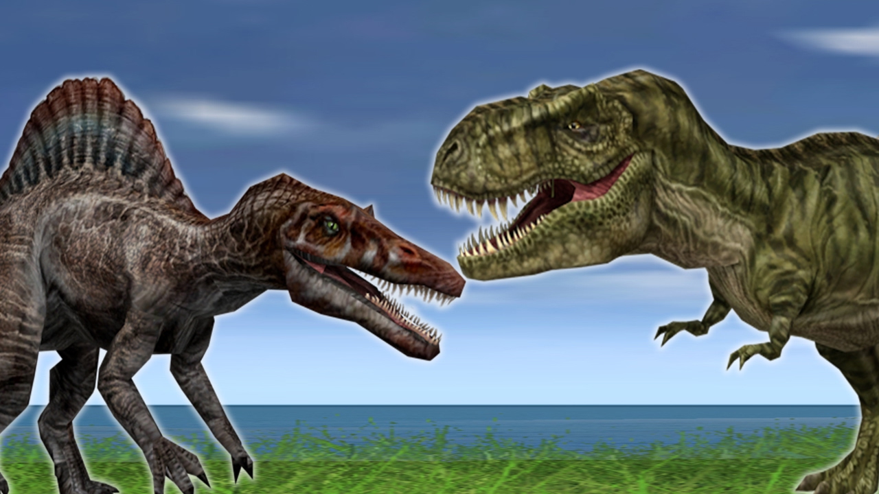 SPINOSAURUS Vs TYRANNOSAURUS REX - Jurassic Park: Operation Genesis