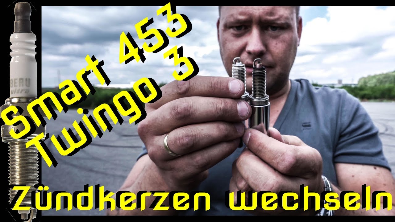 Smart 453 & Twingo III Zündkerzen wechseln (Change spark plugs) | + Erholung |