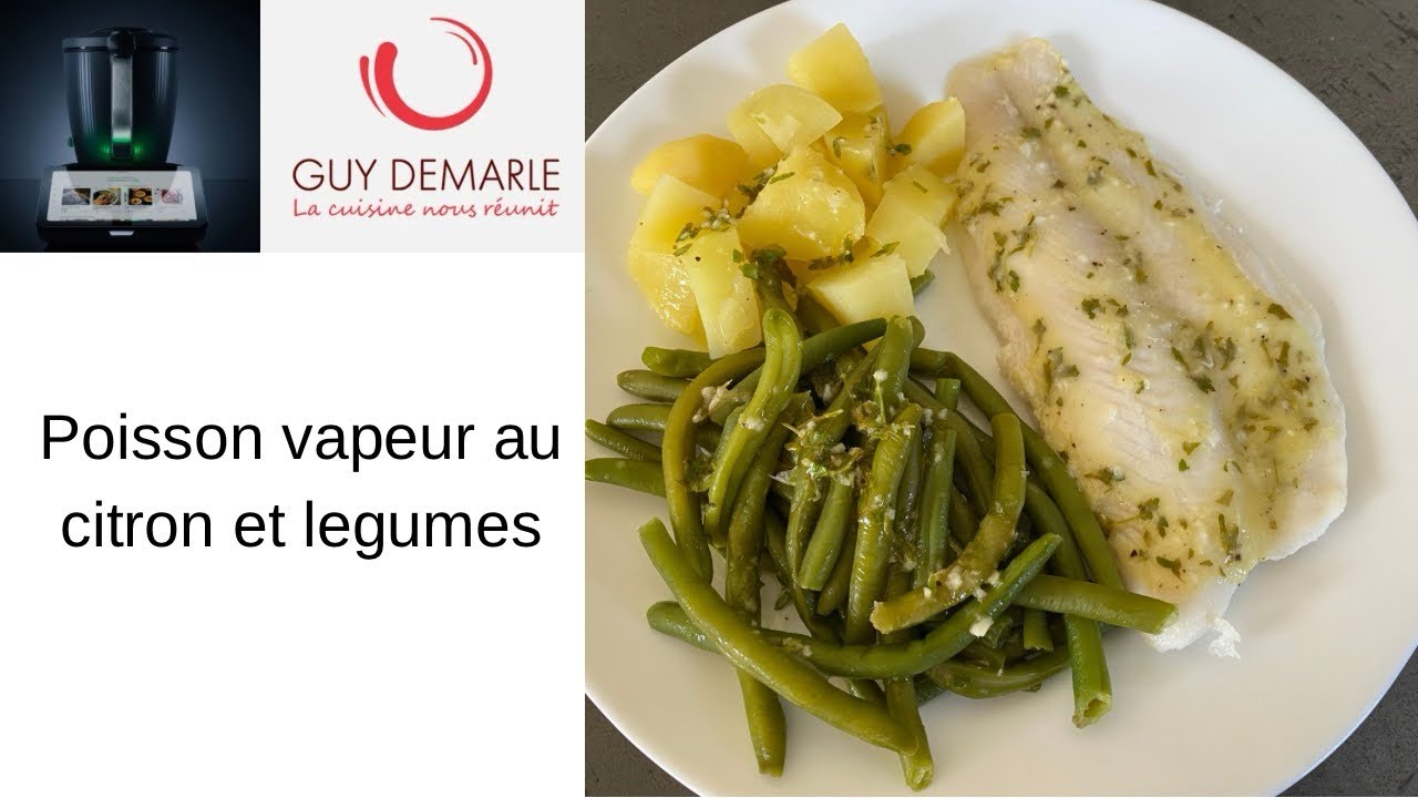Poisson vapeur au citron et l&eacute;gumes 