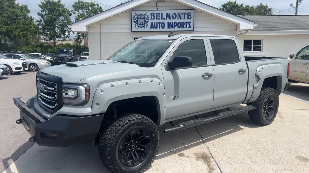 2018 GMC Sierra 1500 SLT Black Widow for sale @Belmonte Auto in Raleigh NC