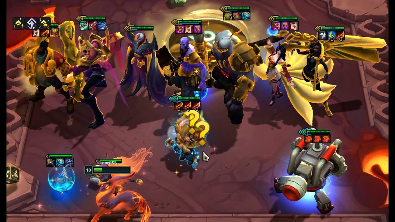 TFT Set 9 - All 5 Costs 3 Star + 4 Star Heimerdinger in One Game (Maxed out Board)
