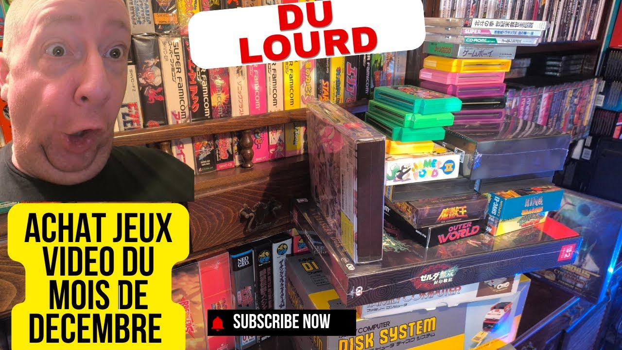 Achat jeux vidéos du mois de décembre