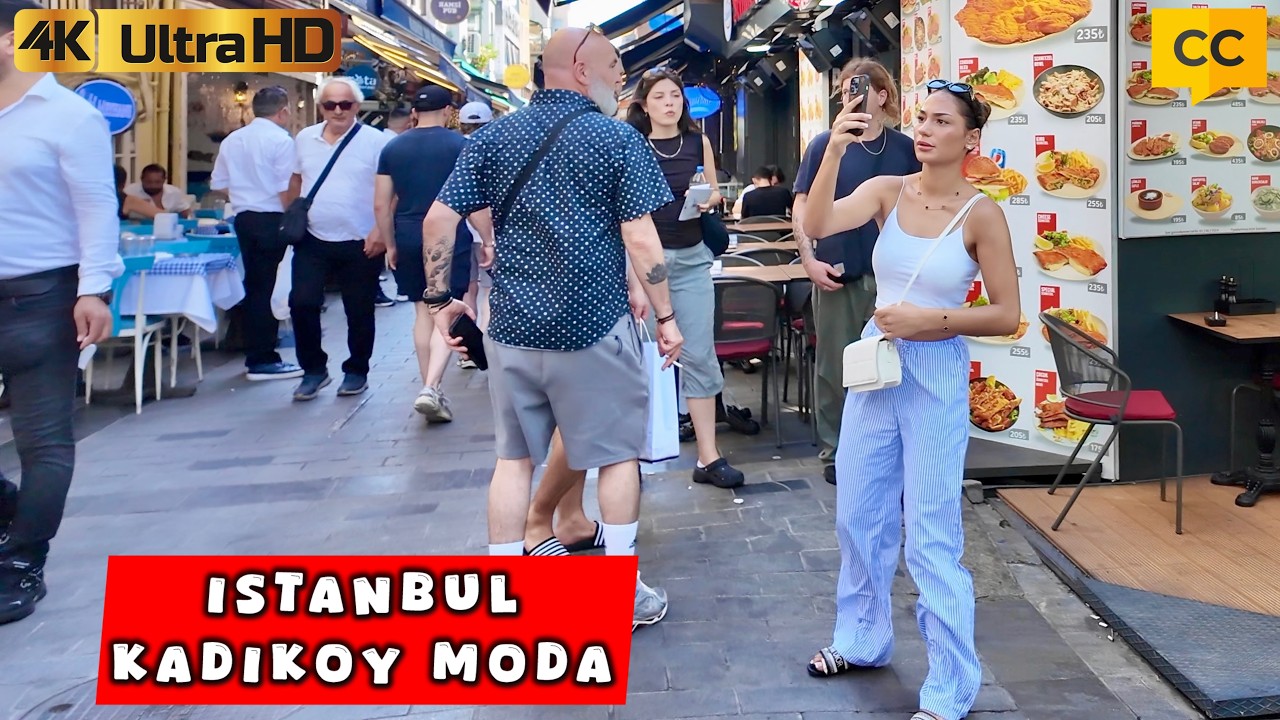 🇹🇷 TURKEY ASIAN SIDE OF ISTANBUL KADIKÖY MODA 4K WALKING TOUR