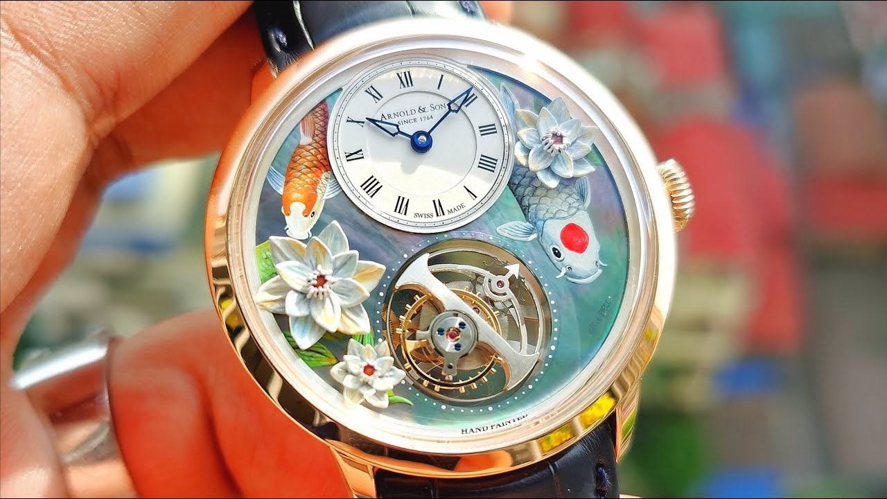 [Độc Nhất Vô Nhị] Arnold & Son Ultrathin Tourbillon KOI Unique Piece 1UTAR.M99A. | ICS Authentic
