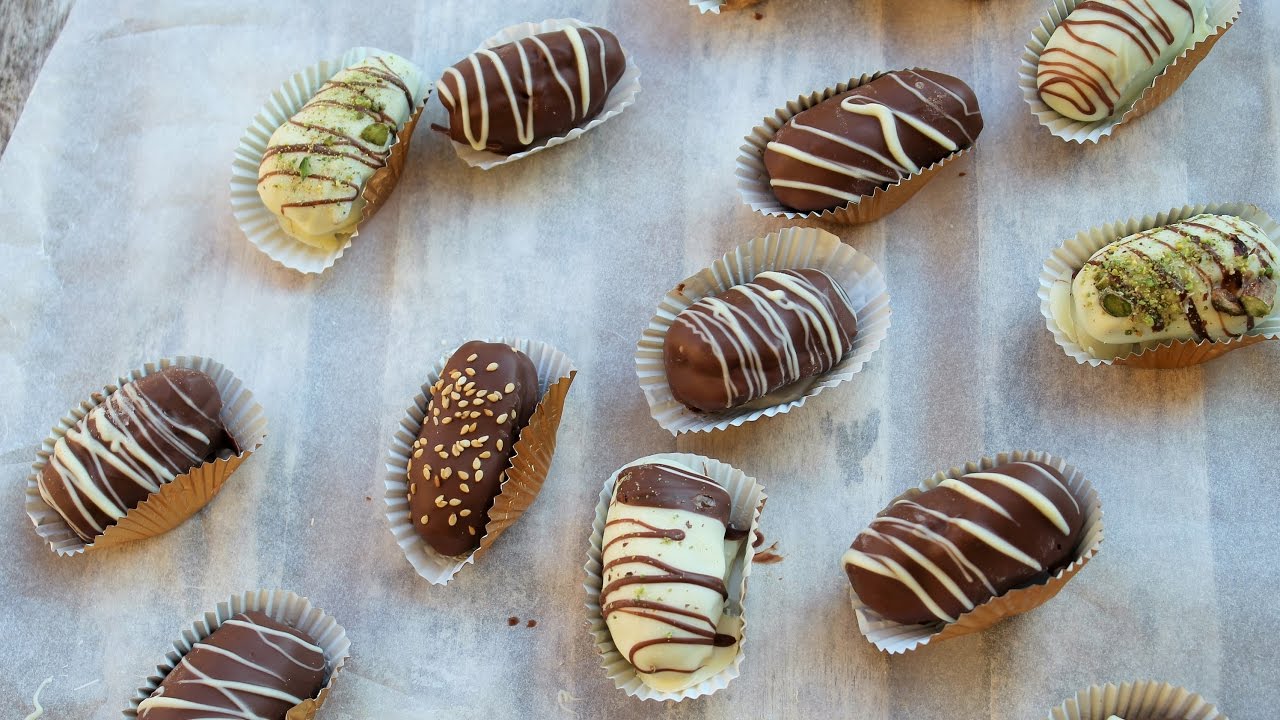 RECETTE ORIGINALE * DATTES AU CHOCOLAT * Par QUELLE-RECETTE