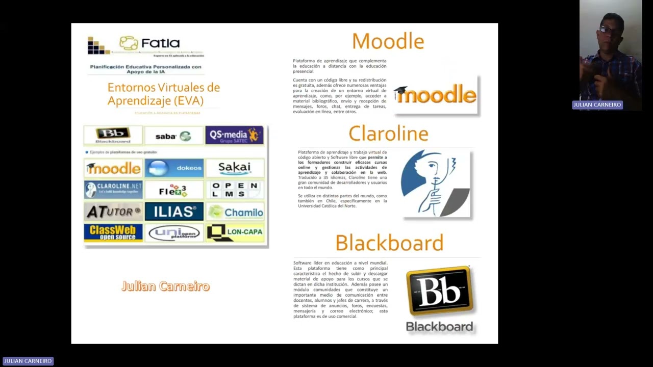 Entorno Virtual de Aprendizaje Estatico