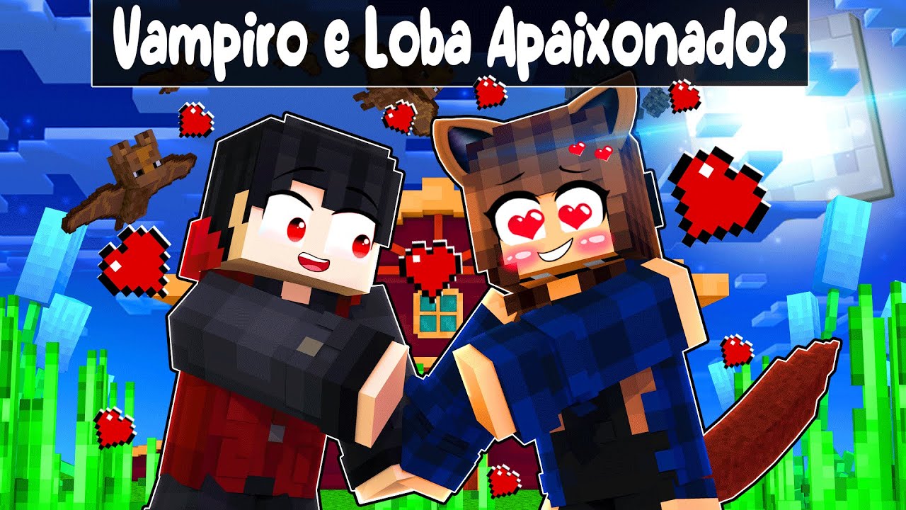 UMA LOBA E UM VAMPIRO SE APAIXONARAM no Minecraft ◂Miika▸