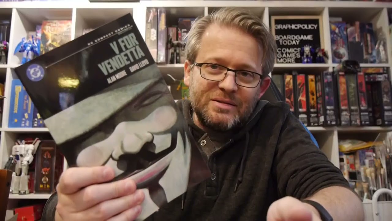 «V — значит вендетта» — классика, но в издании DC Compact Comics есть некоторые проблемы.