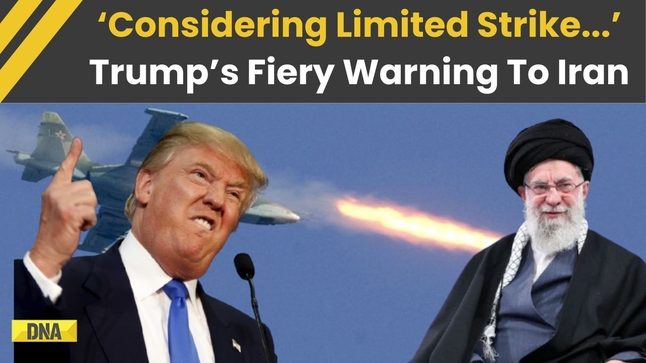 US Iran News: Trump Says 'Considering' Limited Strike On Iran To Pressure It Into Deal | Trump News