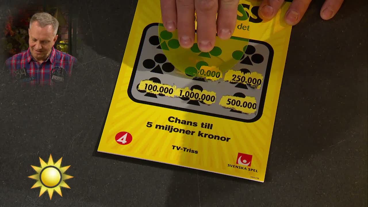 Miljonvinst på triss - Då säger vinnaren vadå? - Nyhetsmorgon (TV4)