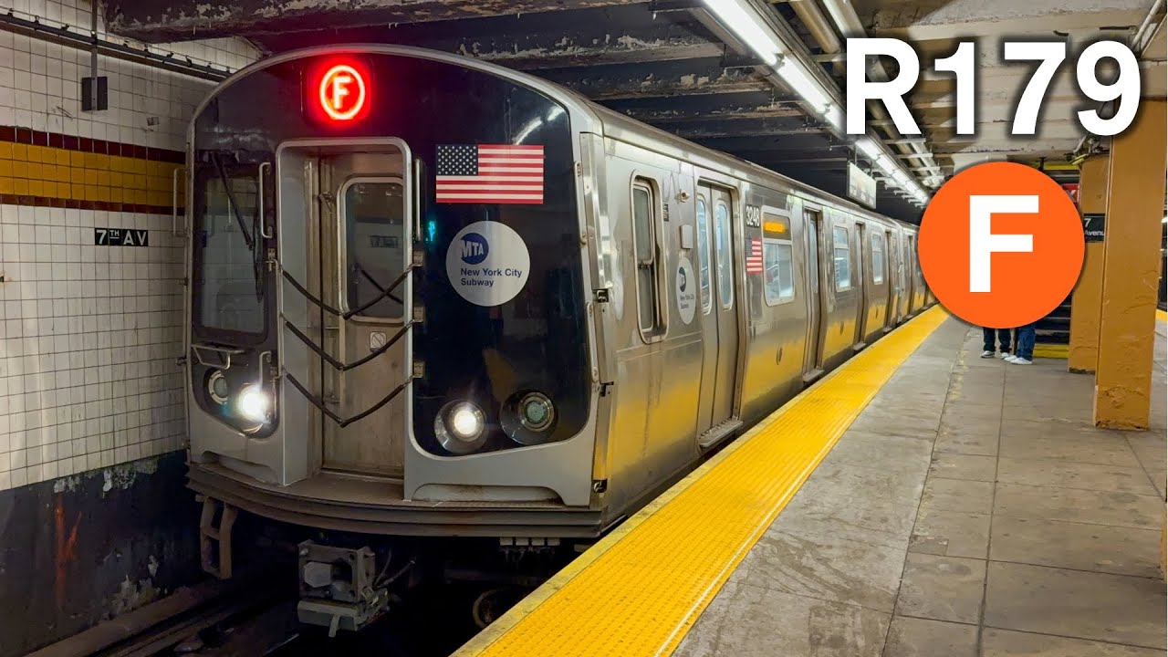 R179 F Train Action (Weekday Service)