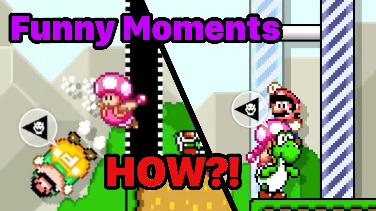 Борьба за победу ВНУТРИ ВОРОТА | Смешные моменты Super Mario Maker 2 | Лучшие моменты трансляции