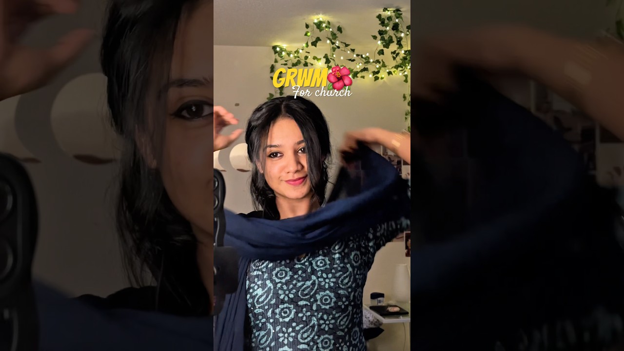 GRWM ⛪️❤️ #malayalam #church #easter #kerala #canada #shorts  #vlog
