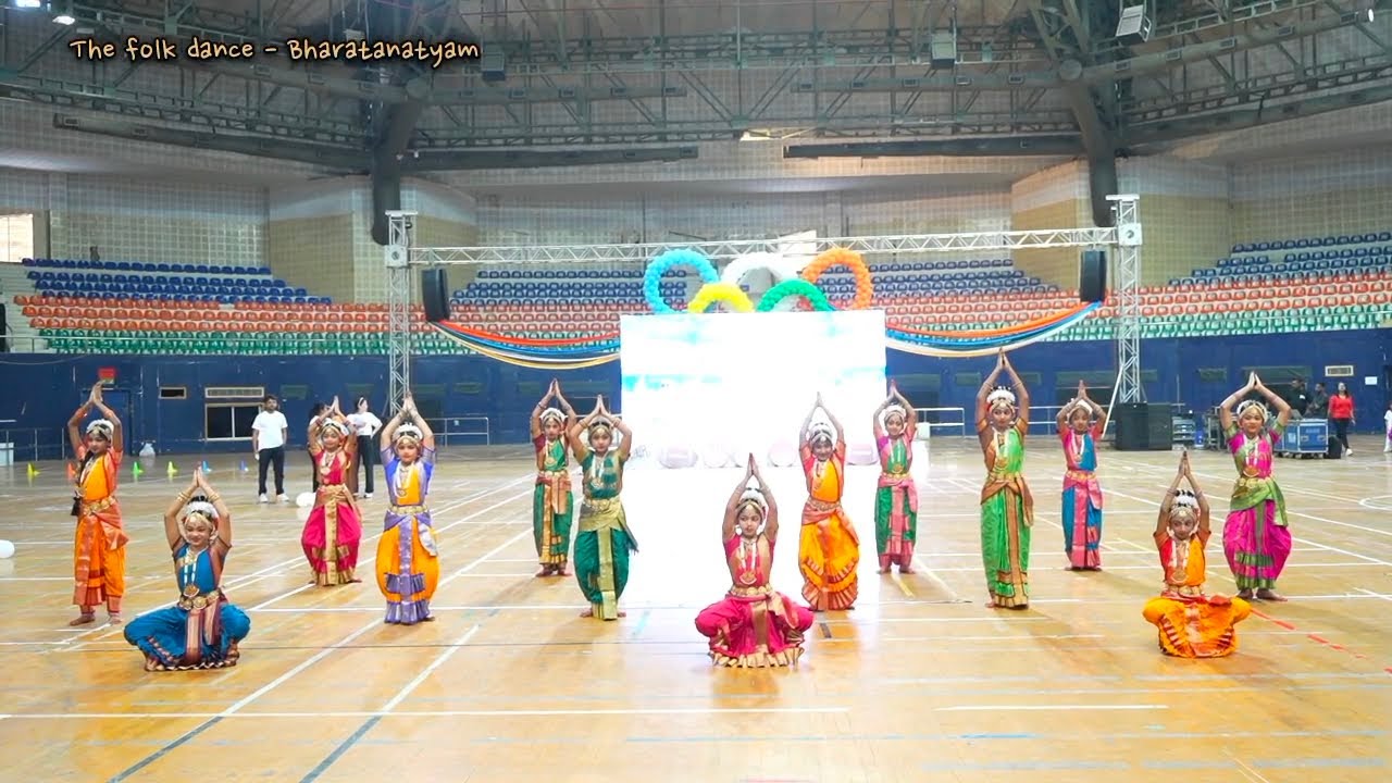 SPORTS DAY / National Public School / The Folk Dance 🩰 #bharatanatyam