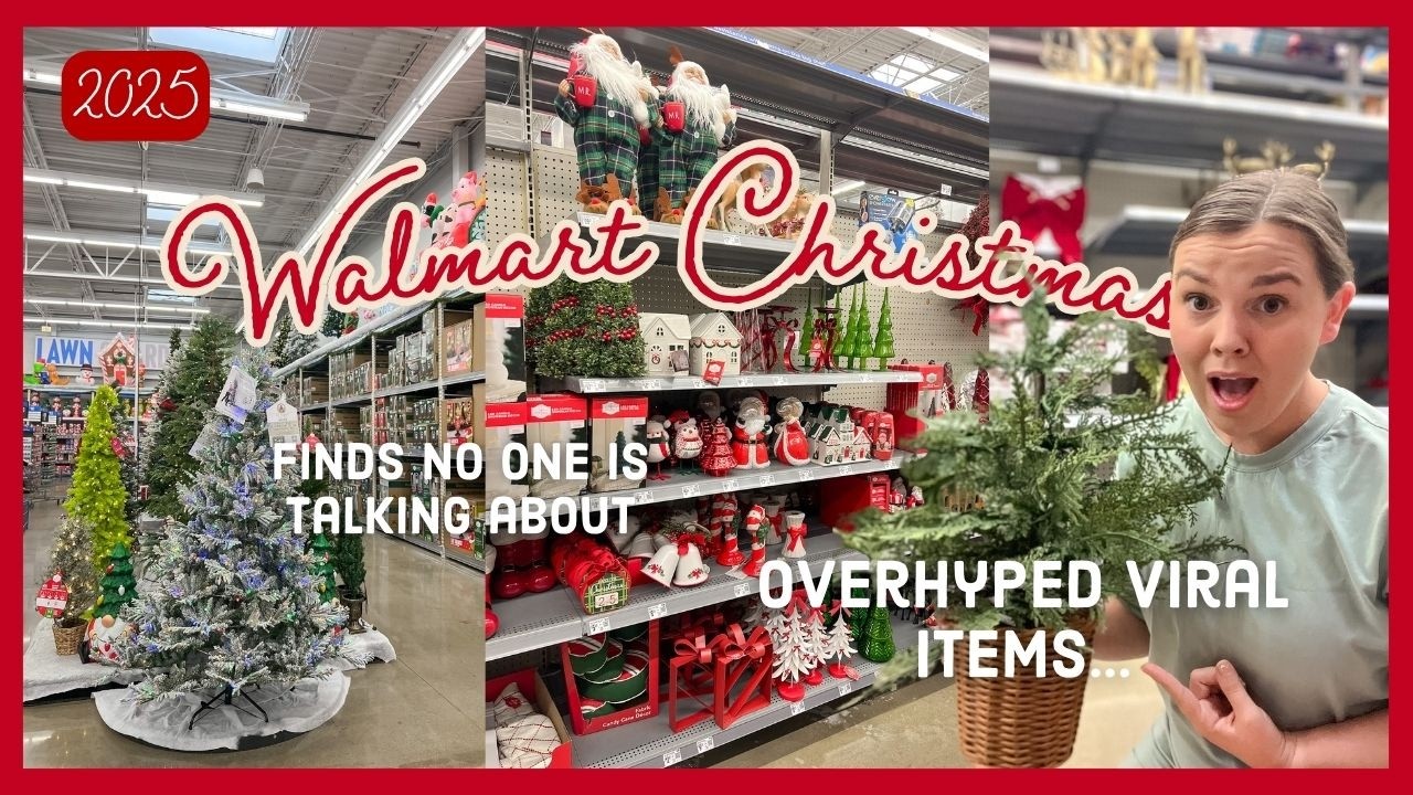 НОВИНКА 🎄 Рождественские украшения Walmart 2025 | Walmart Shop With Me