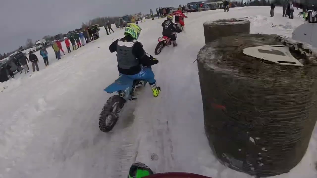 LČ ziemas motokrosā Liezērē KAR 1. brauciens 29.01.2022