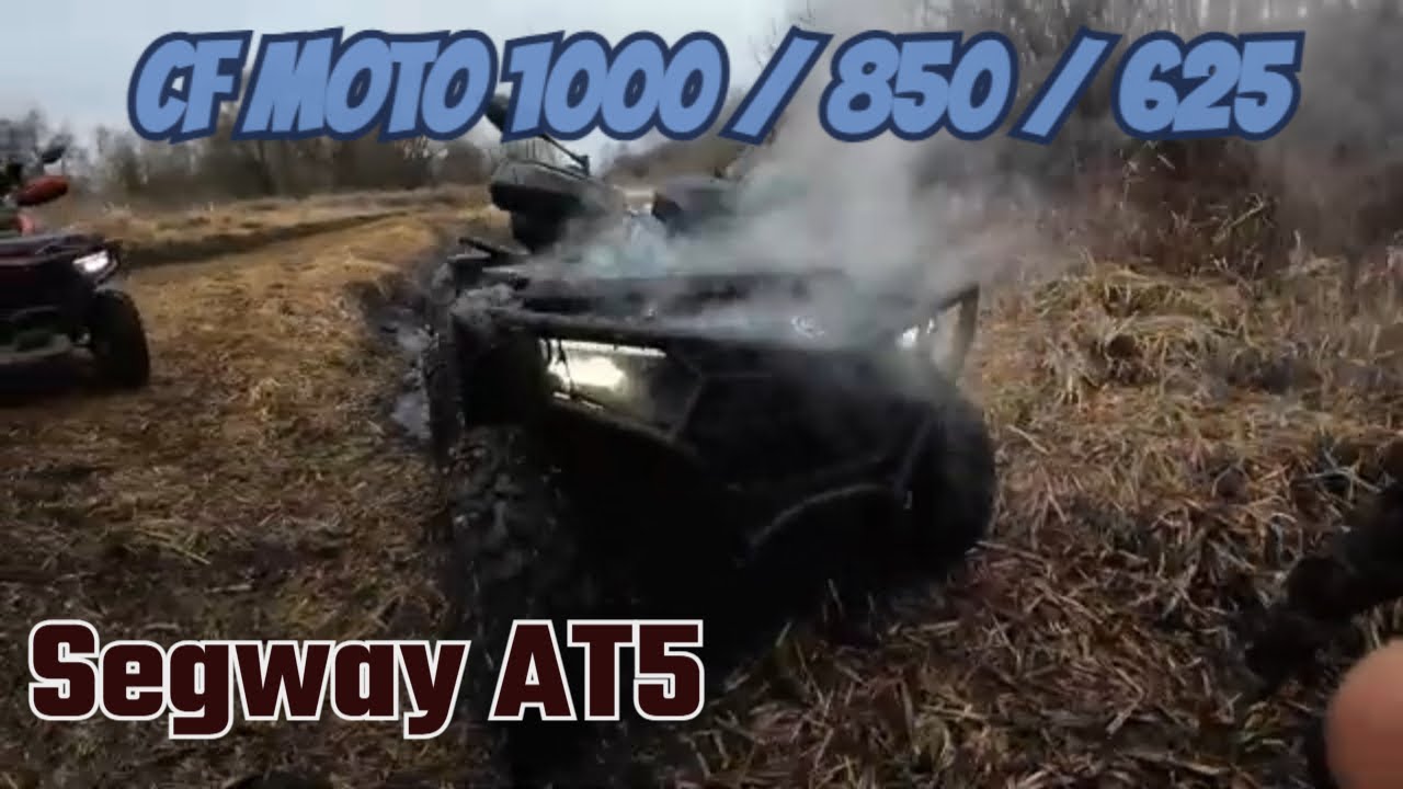 CF MOTO 1000/850/625 + Segway AT5 &ndash; Błotny Test Wytrzymałości! 💪🌊