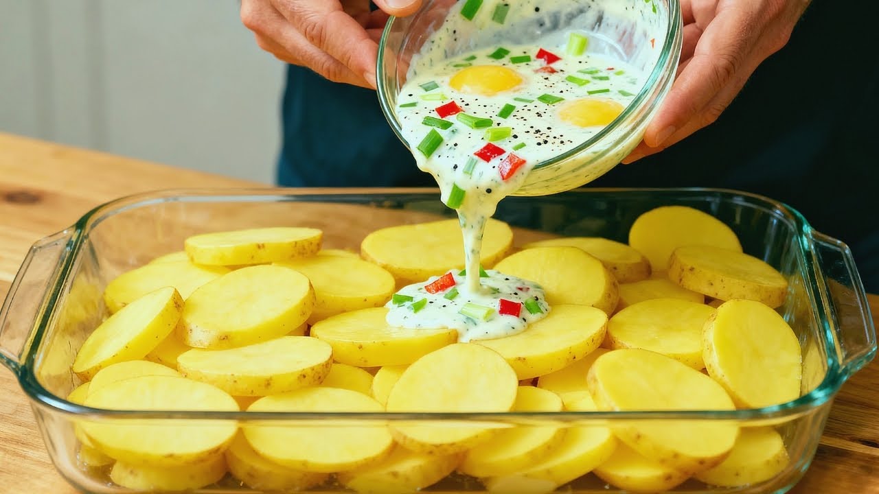 Я беру картошку и яйца. Картошка, которая всех сводит с ума! Лучший рецепт картошки!