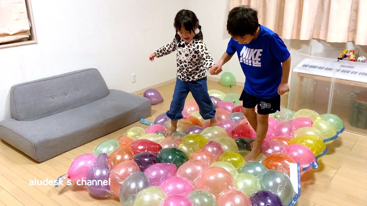 100均の材料でお家遊び！バルーンマット