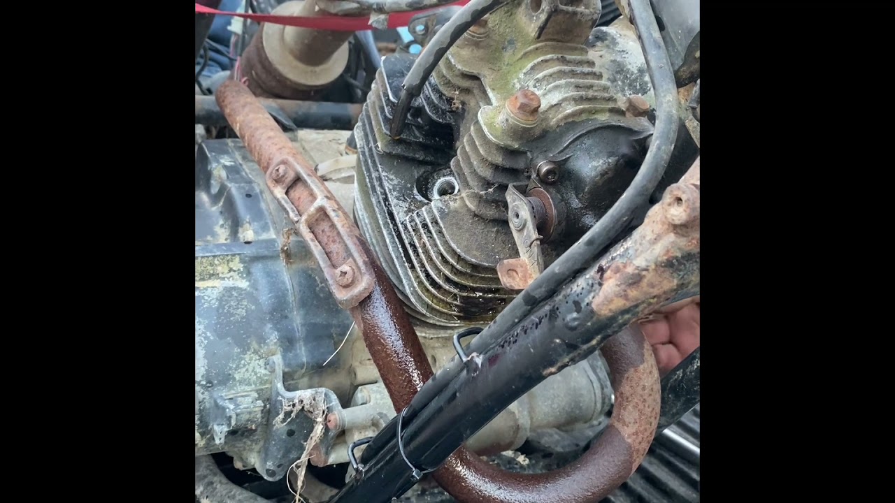 RESTORING 5 Yamaha 225DX Tri-Moto Three wheelers 1