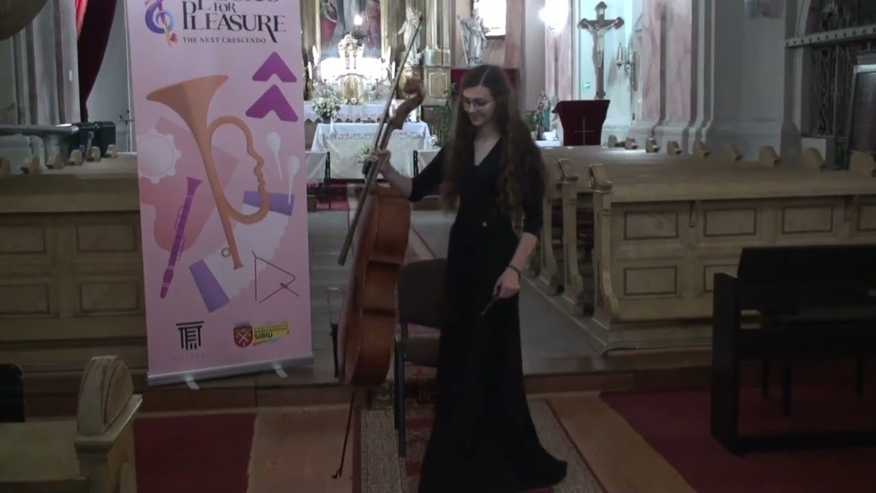 JS Bach - Preludiu din Suita I pentru violoncel solo - Julia Coteanu - 01422