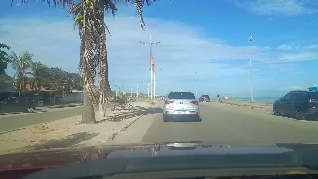 Manhã de Quinta-feira de Avenida Litorânea Depois do Carnaval São Luís Maranhão 