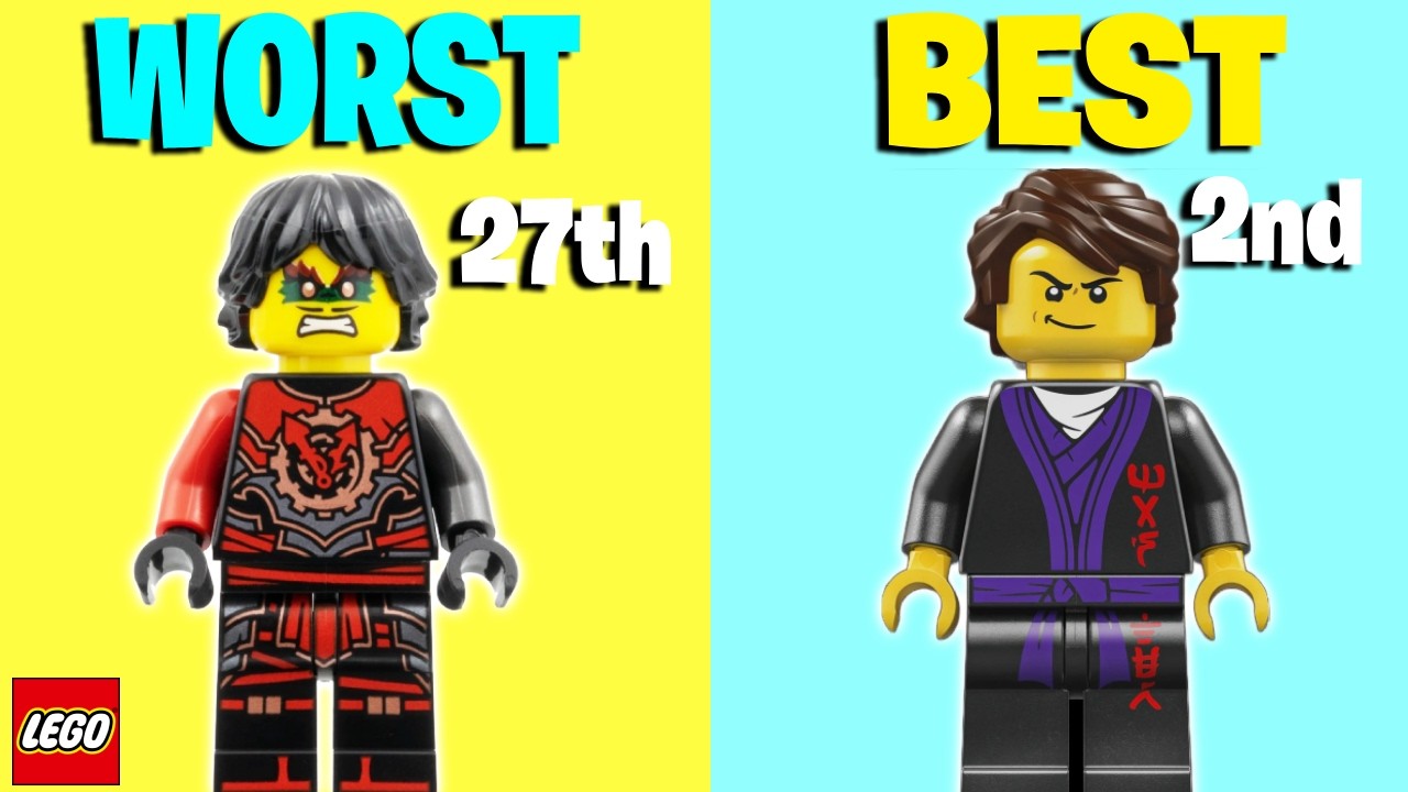 Рейтинг минифигурок LEGO Ninjago Legacy 2026 (от худшего к лучшему)