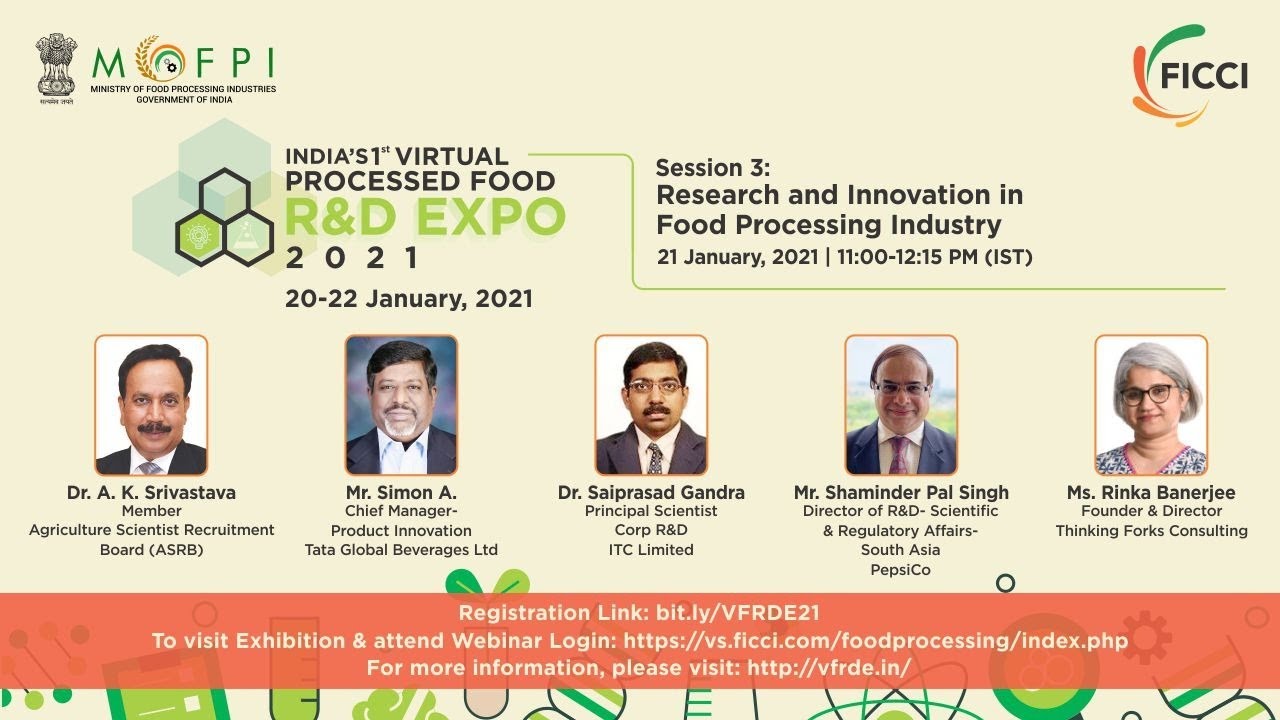 Research and Innovation in Food Processing Industry