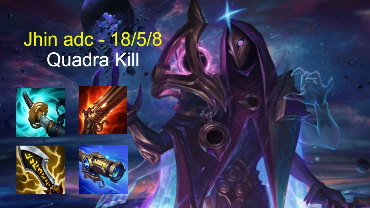 Testando o novo iten para o Jhin.