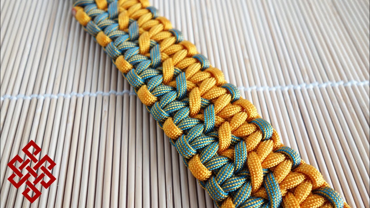 How to Make a Double Wide Solomon Knot Bracelet Tutorial