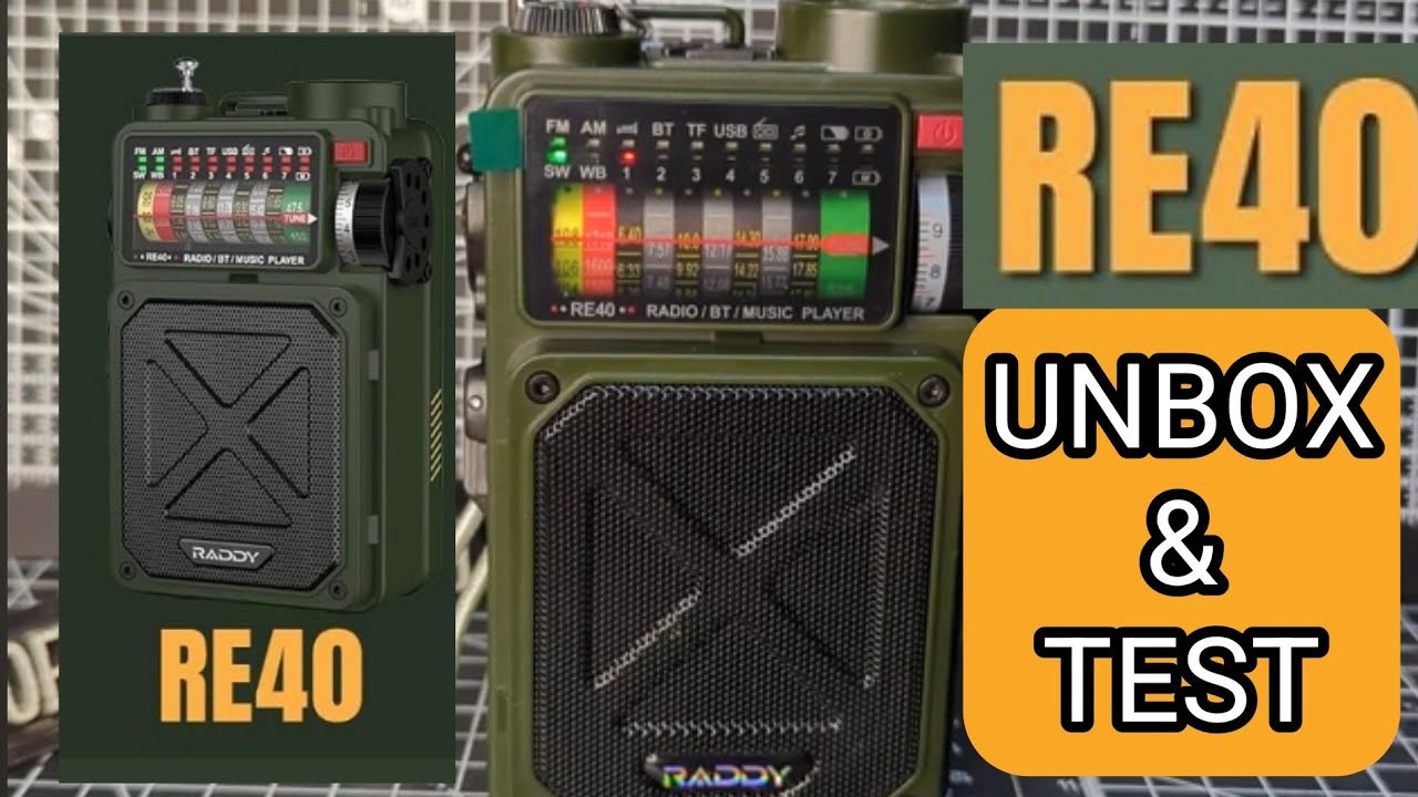 RADDY RF40 AM FM SW Bluetooth - Radio Powerbank Mp3 player