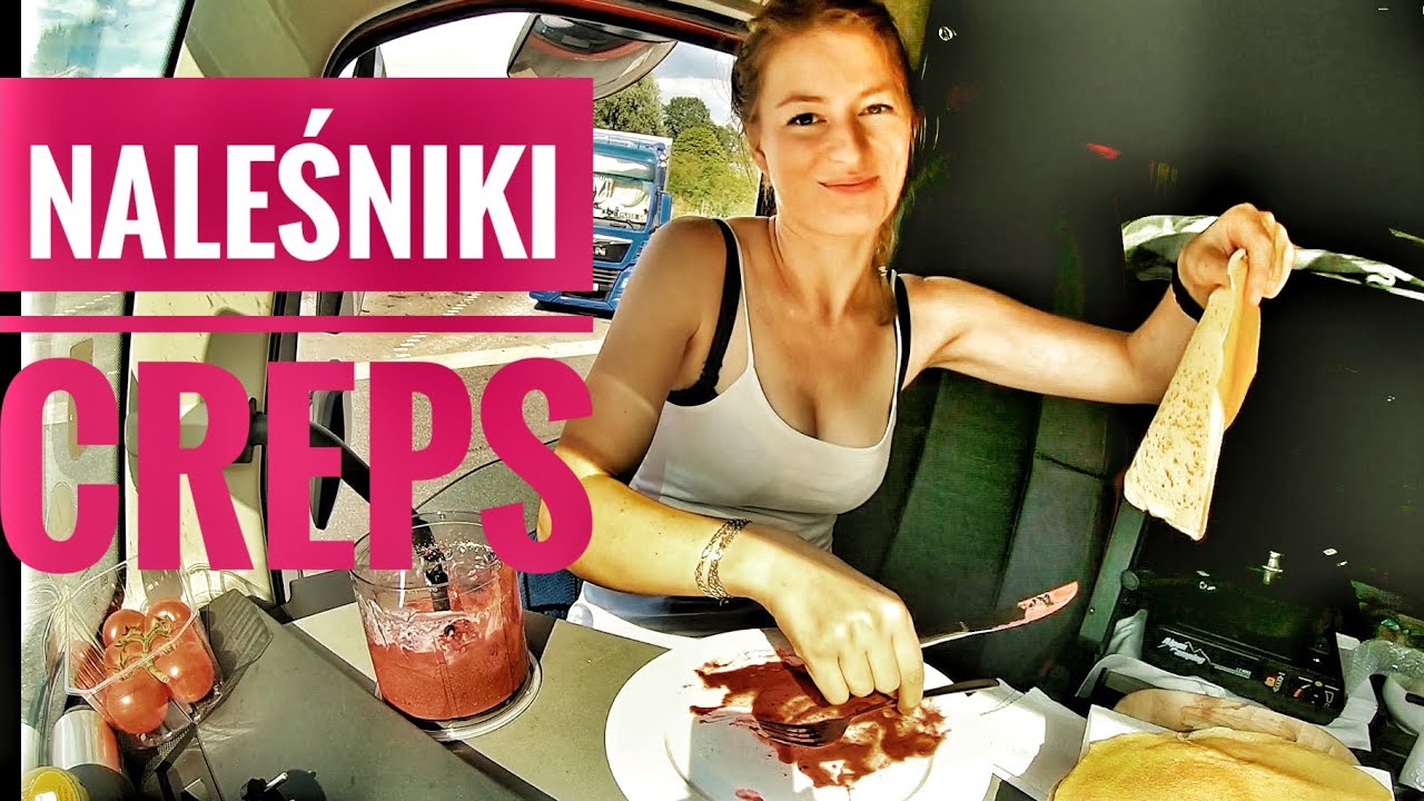 Naleśniki z malinami w ciężarówce, Creps with raspberries in the truck! - Iwona Blecharczyk 2019/56