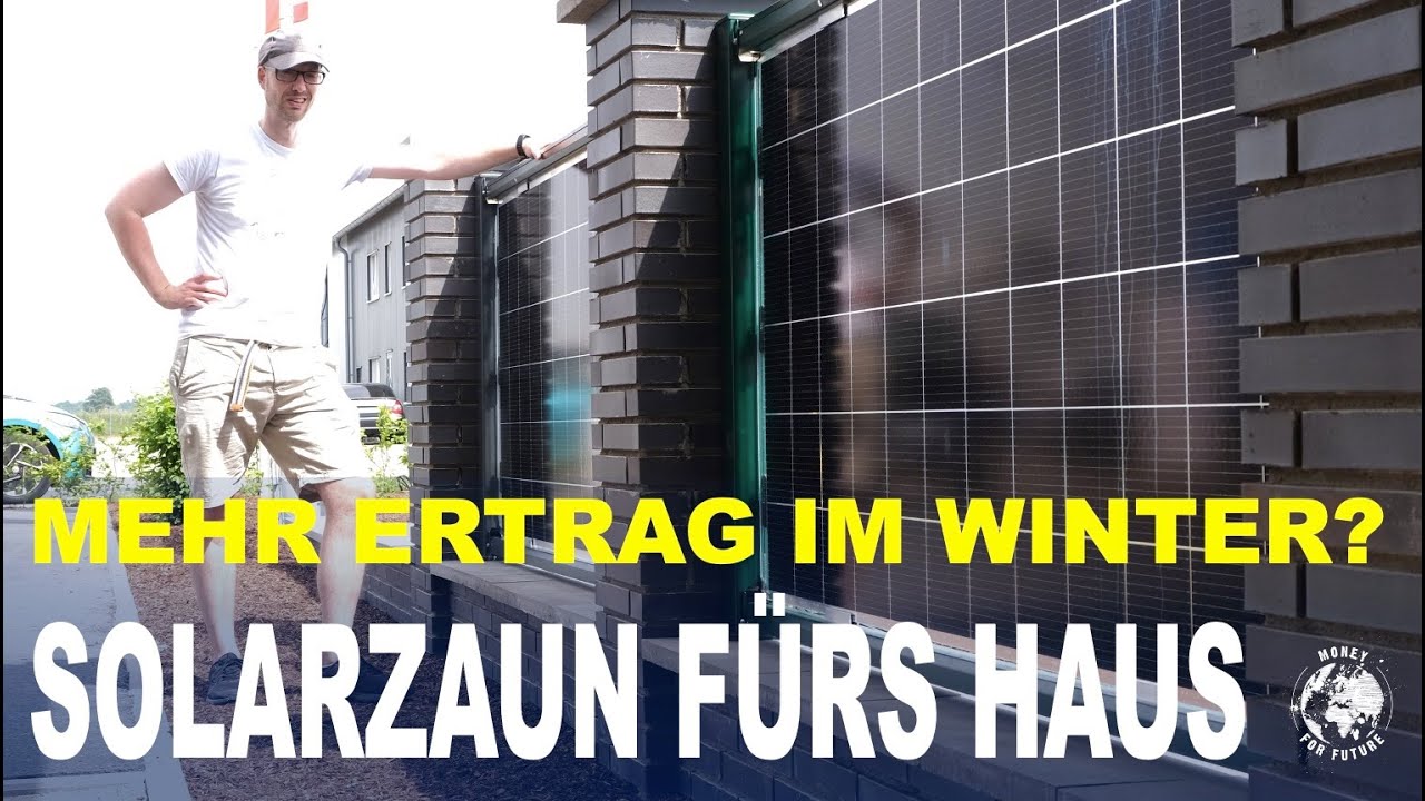 Solarzaun für mehr Photovoltaik Ertrag im Winter?