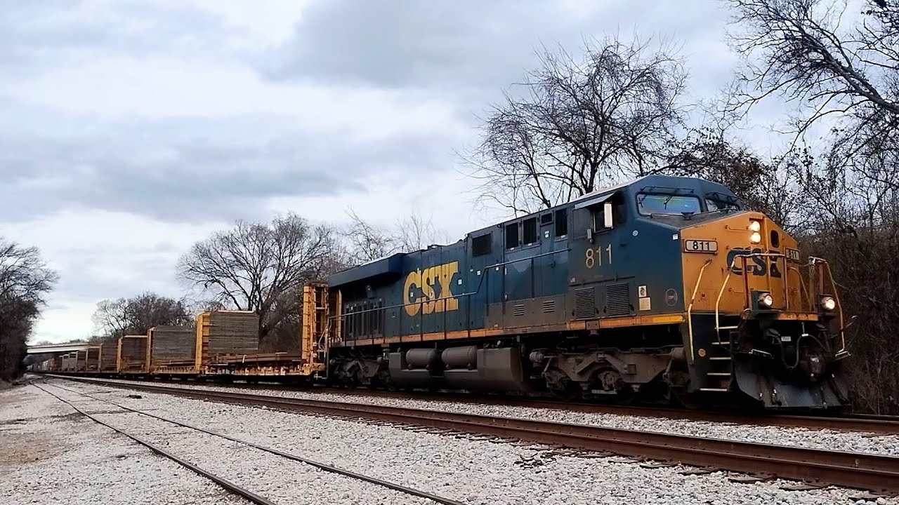 CSX Southbound General Manifest w/DPU Brentwood, TN 01/17/26