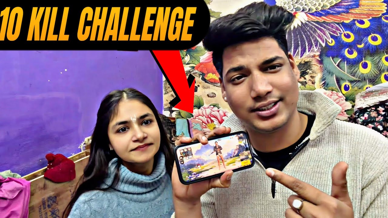 Diksha vs 10 Kills 😳 | Maine Diya BGMI Challenge || Rohan Soni Vlogs 