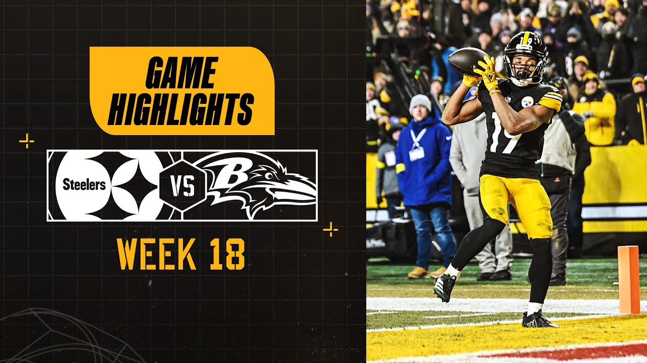 Steelers' Top Plays vs. Ravens in Week 18 | Pittsburgh Steelers
